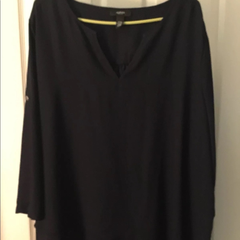 Alfani 22W tunic shirt Navy Blue